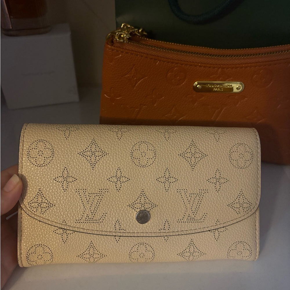 Louis Vuitton Beige Monogram Wallet